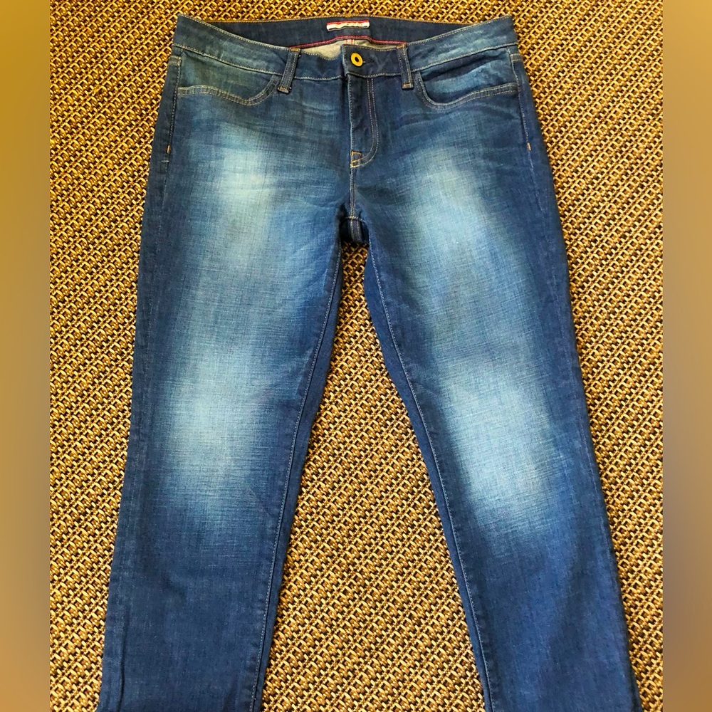 🩵2/$20 MIX& MATCH 🔵Tommy Hilfiger Crop Denim Jeans - Picture 2 of 11